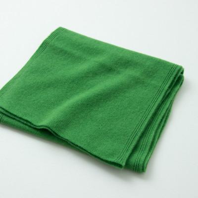 ふるさと納税 北上市 【UTOカシミヤ】天使のマフラー(リーフグリーン