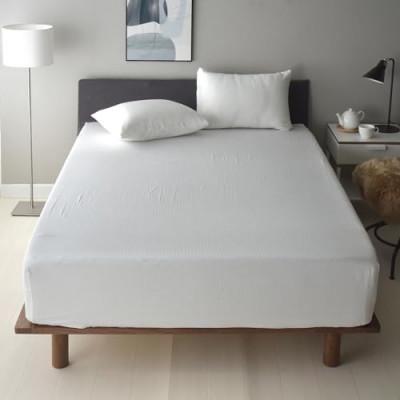 ふるさと納税 浜松市 ボックスシーツ クイーン 日本製 和晒し ダブルガーゼ 綿100% ピュアホワイト