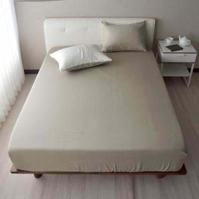 ふるさと納税 浜松市 ボックスシーツ キング 日本製 和晒し ダブルガーゼ 綿100% グレージュラテ