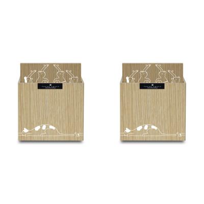 ふるさと納税 和歌山市 バスク SHIPPO ペンスタンド S 25本 ナチュラル 2個組 かわいい木製ペン立て