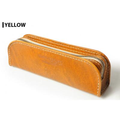 ふるさと納税 大和町 サムライクラフト ペンケース&lt;イエロー&gt;