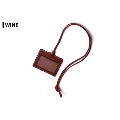 ふるさと納税 大和町 サムライクラフト 吊り下げパスケース&lt;ワイン&gt;