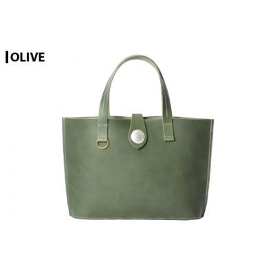 ふるさと納税 大和町 サムライクラフト レザートートバッグ(Lサイズ)&lt;オリーブ&gt;