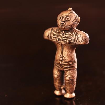 土偶 ふるさと納税 山梨県 【縄文アクセサリーDo_goods】国宝土偶「中空土偶