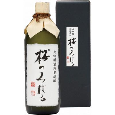 ふるさと納税 三春町 【人気】大吟醸粕取焼酎『桜のみはる』25度　720ml×6本_1
