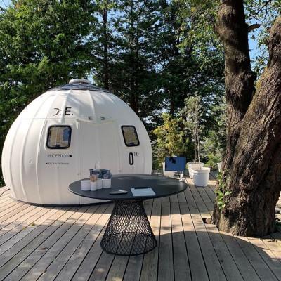 イージードームハウス ふるさと納税 東郷町 組み立て簡単なDIY型ドームハウス「EZ DOME HOUSE