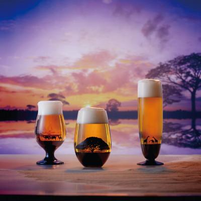 ふるさと納税 多治見市 夕日を眺める グラス(480ml)1個 『香港』_1