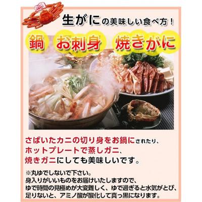 ふるさと納税 若桜町 【先行予約】鳥取県産　訳あり活松葉がに　2〜3枚で1.2kg以上(1〜4本足落ち)_1