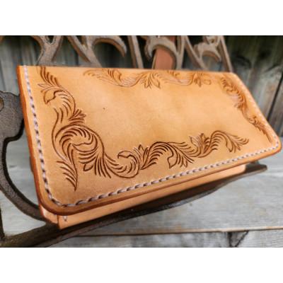 ふるさと納税 小浜市 ロングウォレット Slim(カットワーク)