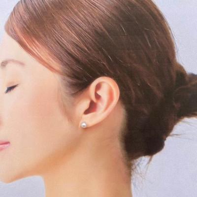 ふるさと納税 長崎市 あこや真珠　ピアス(5.0-5.5mm)(K18)_1