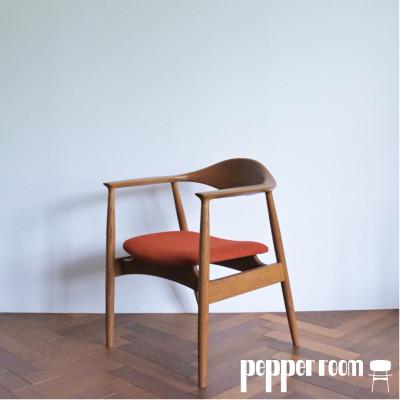 ふるさと納税 小野市 アームチェア オーク オレンジ