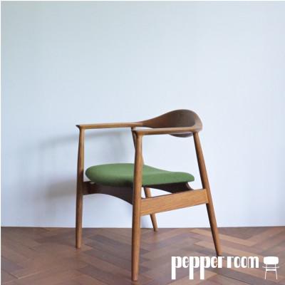 ふるさと納税 小野市 アームチェア オーク グリーン