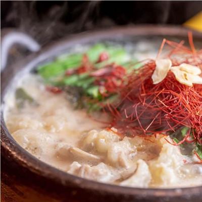 ふるさと納税 舞鶴市 [訳あり]もつ鍋 味噌 シマチョウ 鶏まろ西京味噌スープ もつ鍋セット 400g 100gずつ小分け