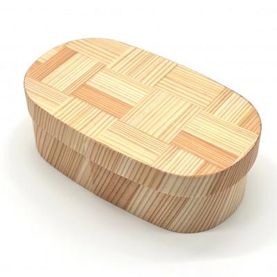 ふるさと納税 海南市 曲げわっぱ 弁当箱 網代柄蓋 和柄