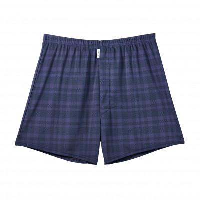 ふるさと納税 豊岡市 ショートトランクス(パープルチェック・L1枚) ZIVANE メンズ下着