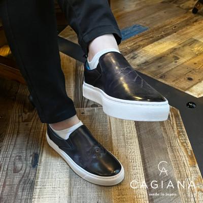 ふるさと納税 神戸市 靴〈スニーカー〉CAGIANA《カジーナ》SOKYU《蒼穹》[オーダーメイドスニーカー]の画像