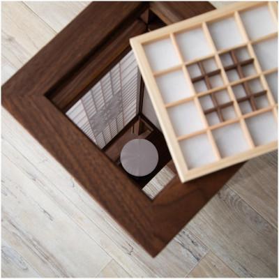 ふるさと納税 大川市 組子行燈 優雅 WN 2068/WN 1個の画像