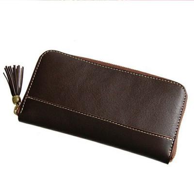 ふるさと納税 福岡市 長財布[チョコ][福岡市内製造] YK010VC02