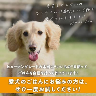 ふるさと納税 久留米市 ペットフード 無添加ドッグフード・ブルズごはんCUBEタイプ(馬・豚・鹿・鶏・魚)各1袋×300gの画像