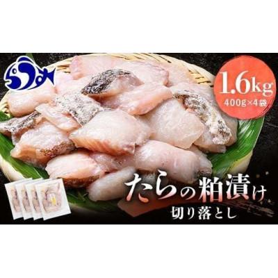 ふるさと納税 羅臼町 たらの粕漬け 切り落とし1.6kg[北海道羅臼町]