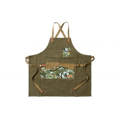 ふるさと納税 宇都宮市 キャンプエプロン2 ヘッドウォーターカモ キャンプだけでなくガーデニングなど、様々なシーンで大活躍