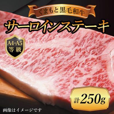 ふるさと納税 山江村 [A4〜A5]くまもと黒毛和牛サーロインステーキ 250g(250g×1枚)(山江村)