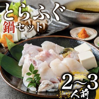 ふるさと納税 松原市 とらふぐ鍋セット 2〜3人前 解凍するだけお手軽に楽しめるてっちり・ちり鍋