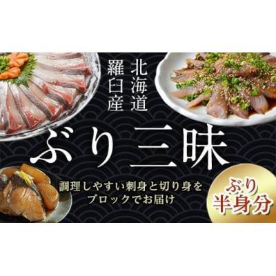 ふるさと納税 羅臼町 ぶり三昧(2)[半身分]小分け真空パック[北海道羅臼町]