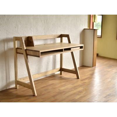 ふるさと納税 入間市 [開梱設置]ワークデスク(type-C:BOX &amp; FRAME) サイズオーダー 無垢 木製