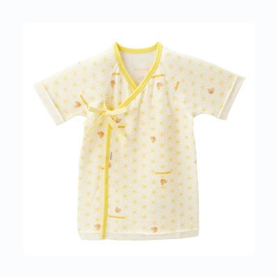 ふるさと納税 中間市 ミキハウス　ピュアベール麻の葉柄ニットガーゼ肌着2点セット_1