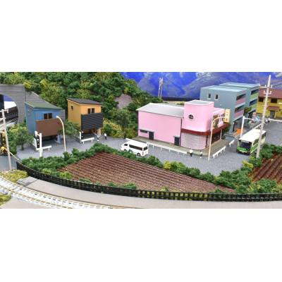 ふるさと納税 南箕輪村 Nゲージ 鉄道ジオラマレイアウト 複線 引込駅 90×60cm(片渡り線)の画像