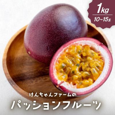 ふるさと納税 本部町 [2026年3月から順次発送]けんちゃんファームのパッションフルーツ1kg(10〜15玉)