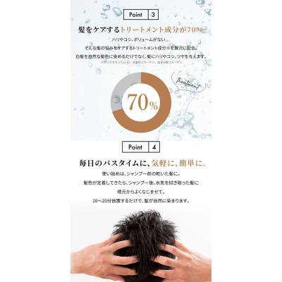 ふるさと納税 精華町 VITALISM バイタリズム カラートリートメント kulo 3本セット (ブラック)の画像