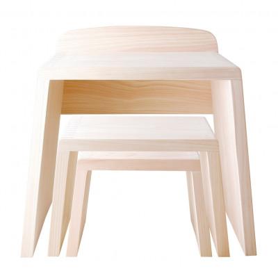 ふるさと納税 那須塩原市 とちぎ桧のお風呂いす(大中小セット)