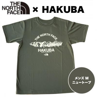 ふるさと納税 白馬村 THE NORTH FACE「白馬三山 Tシャツ」メンズM