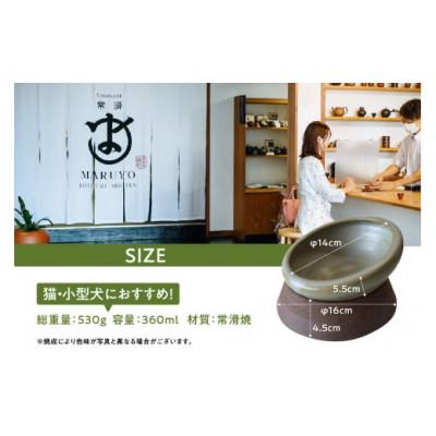ふるさと納税 常滑市 大切なペットにも常滑焼　ペットボウル (たかを窯)_3