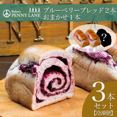 ふるさと納税 つくば市 ペニーレインのブルーベリーブレッド2本+おまかせ1本セット[離島・沖縄配送不可]