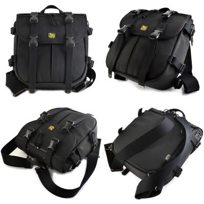 ふるさと納税 松茂町 VanNuys 4バックルリュック&ショルダー/M (バリスティックナイロン製:ブラック)の画像
