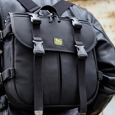 ふるさと納税 松茂町 VanNuys 4バックルリュック&ショルダー/M (バリスティックナイロン製:ブラック)の画像