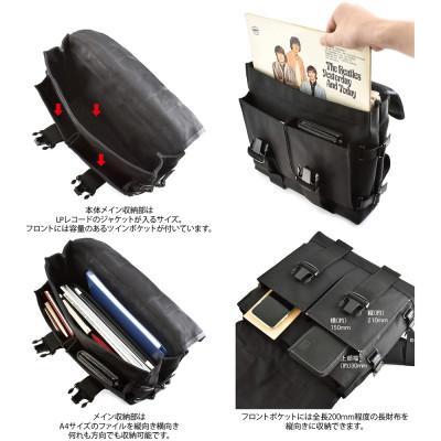 ふるさと納税 松茂町 VanNuys LPレコードが収納できるサイズの レコードリュックの画像