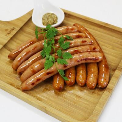 ふるさと納税 菊池市 ロングポークウインナーとピリ辛ロングポークウインナー 合計8袋 (約1,180g) [福留ハム]