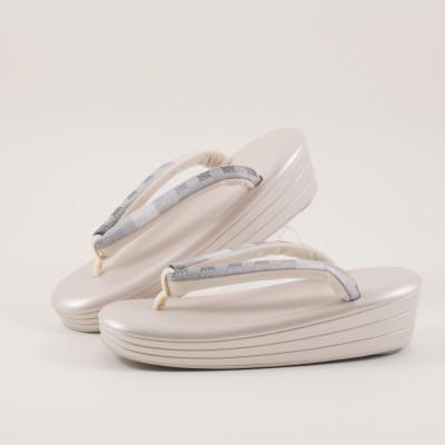 ふるさと納税 小川町 ソフトフィット草履[花緒青]Lサイズ