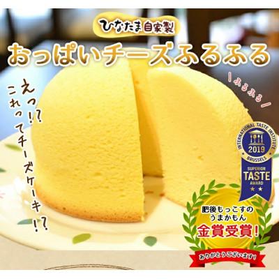 ふるさと納税 熊本市 おっぱいチーズケーキ 2個(プレーン・キャラメル各1個)[サン・ファーム]