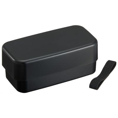 ふるさと納税 奈良市 環境に配慮した ランチボックス 1L 2段 ブラック 6-304 PLB10WSB 672422