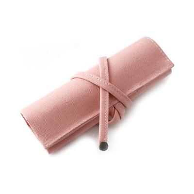 ふるさと納税 松茂町 VanNuys 帆布の巻きペンケース/オープンタイプ(8号帆布製:なでしこ)