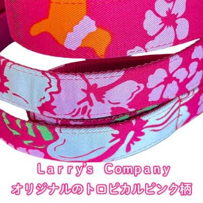 ふるさと納税 浜松市 中型犬用 Mサイズ ハーフチョークカラーとリードのセット 【トロピカルピンク】の画像