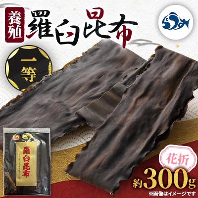 ふるさと納税 羅臼町 羅臼昆布 養殖 一等 300g北海道 知床 羅臼産