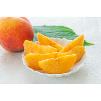 ふるさと納税 長野県 信州うちやま農園の「ワッサー」約2kg(6〜8玉入り) 桃+ネクタリンの掛け合わせの画像