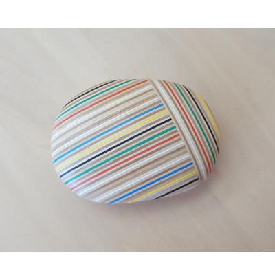 ふるさと納税 芦別市 PLYWOOD laboratory Paper-Woodペーパーウェイト「koishi」楕円olp