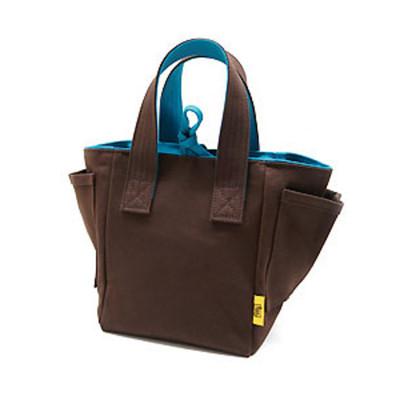 ふるさと納税 松茂町 VanNuys ミニガーデンマルチトート(ブラウン×ターコイズブルー)